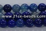 CAA1061 15.5 inches 6mm round dragon veins agate beads wholesale