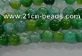 CAA1065 15.5 inches 4mm round dragon veins agate beads wholesale