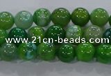 CAA1066 15.5 inches 6mm round dragon veins agate beads wholesale