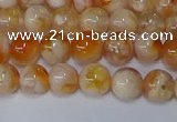 CAA1071 15.5 inches 6mm round sakura agate gemstone beads