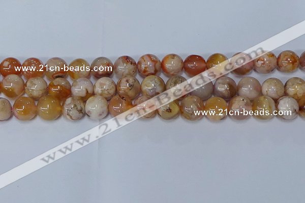 CAA1074 15.5 inches 12mm round sakura agate gemstone beads