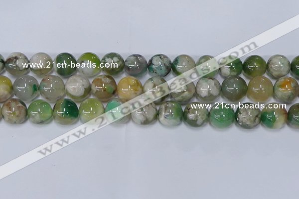 CAA1095 15.5 inches 14mm round sakura agate gemstone beads