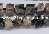 CAA1113 15.5 inches 8*12mm - 15*20mm nuggets sakura agate beads