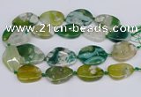 CAA1125 15.5 inches 25*35mm - 30*40mm freeform sakura agate beads