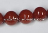 CAA115 15.5 inches 16mm round red agate gemstone beads wholesale