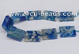 CAA1165 15.5 inches 30*40mm rectangle sakura agate gemstone beads