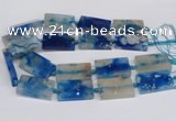 CAA1168 15.5 inches 22*40mm rectangle sakura agate gemstone beads