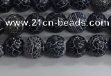 CAA1210 15.5 inches 6mm round frosted agate beads wholesale