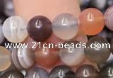 CAA1251 15.5 inches 6mm round Botswana agate beads wholesale