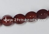 CAA147 15.5 inches 10*12mm star fruit shape red agate gemstone beads