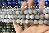 CAA1532 15.5 inches 8mm round banded agate beads wholesale