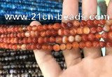 CAA1566 15.5 inches 4mm round banded agate beads wholesale