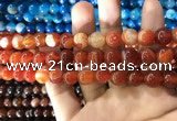 CAA1569 15.5 inches 10mm round banded agate beads wholesale