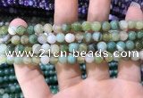 CAA1585 15.5 inches 6mm round banded agate beads wholesale