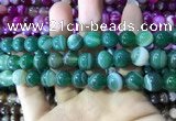 CAA1594 15.5 inches 12mm round banded agate beads wholesale