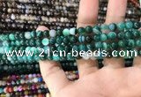 CAA1597 15.5 inches 6mm round banded agate beads wholesale