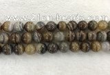 CAA1826 15.5 inches 16mm round banded agate gemstone beads