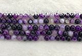 CAA1872 15.5 inches 8mm round banded agate gemstone beads