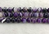 CAA1876 15.5 inches 16mm round banded agate gemstone beads