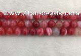 CAA1895 15.5 inches 14mm round banded agate gemstone beads