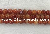 CAA1906 15.5 inches 16mm round banded agate gemstone beads