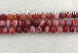 CAA1924 15.5 inches 12mm round banded agate gemstone beads