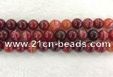 CAA1926 15.5 inches 16mm round banded agate gemstone beads
