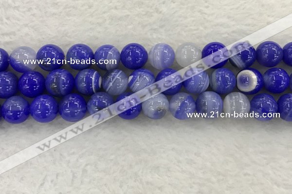 CAA1946 15.5 inches 16mm round banded agate gemstone beads