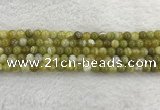 CAA1951 15.5 inches 6mm round banded agate gemstone beads