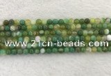 CAA1971 15.5 inches 6mm round banded agate gemstone beads