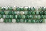 CAA2004 15.5 inches 12mm round banded agate gemstone beads