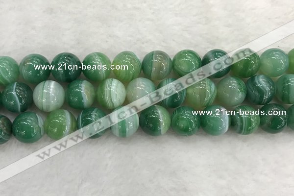 CAA2006 15.5 inches 16mm round banded agate gemstone beads