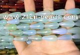 CAA2056 15.5 inches 8*20mm teardrop agate beads wholesale