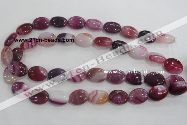 CAA207 15.5 inches 15*20mm oval madagascar agate beads wholesale