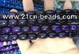 CAA2115 15.5 inches 10*14mm drum agate beads wholesale