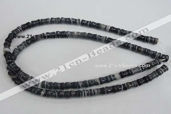 CAA213 15.5 inches 8*13mm bone madagascar agate beads