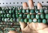 CAA2287 15.5 inches 8mm faceted round banded agate beads