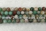 CAA2304 15.5 inches 12mm round banded agate gemstone beads