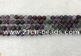 CAA2330 15.5 inches 6mm round banded agate gemstone beads