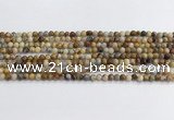 CAA2348 15.5 inches 4mm round crazy lace agate beads wholesale