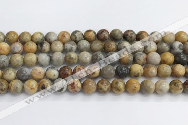 CAA2351 15.5 inches 10mm round crazy lace agate beads wholesale