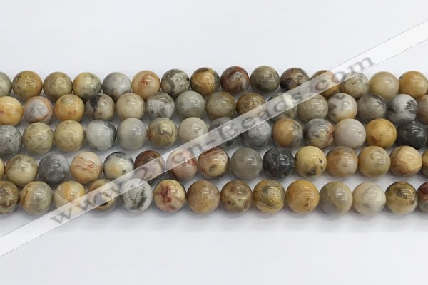 CAA2352 15.5 inches 12mm round crazy lace agate beads wholesale