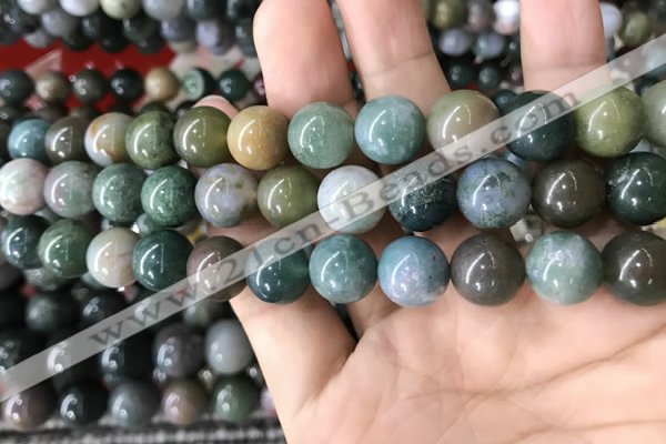 CAA2367 15.5 inches 12mm round Indian agate beads wholesale