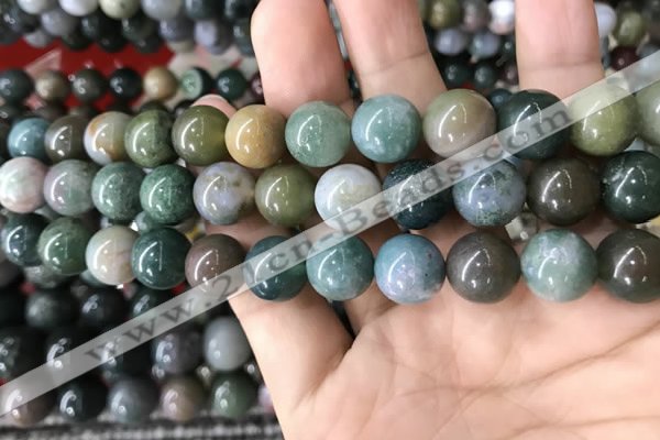 CAA2368 15.5 inches 14mm round Indian agate beads wholesale