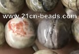 CAA2375 15.5 inches 14mm round ocean agate beads wholesale