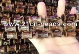 CAA2661 15.5 inches 14*21mm - 16*24mm bone tibetan agate dzi beads