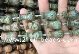 CAA2676 15.5 inches 15*23mm - 16*28mm vase-shaped tibetan agate dzi beads