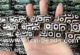 CAA2701 15.5 inches 14*38mm - 16*43mm rice tibetan agate dzi beads