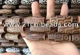 CAA2702 15.5 inches 14*38mm - 16*43mm rice tibetan agate dzi beads