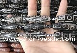 CAA2709 15.5 inches 14*38mm - 16*43mm rice tibetan agate dzi beads